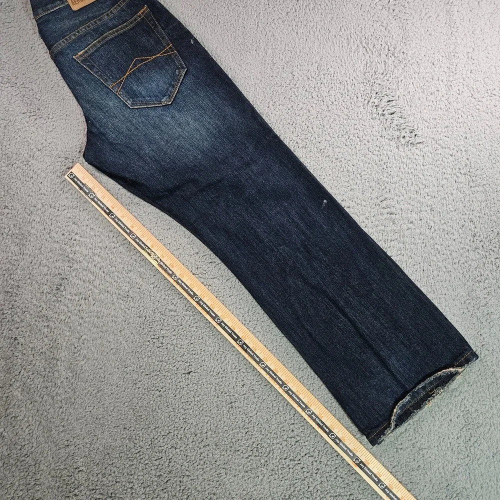 Aeropostale Jeans Women Size 27/28  Inseam= 28 Dark Wash Benton Original Bootcut